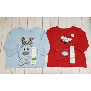 2 NEW Jumping Beans Boys Long Sleeves 6 months